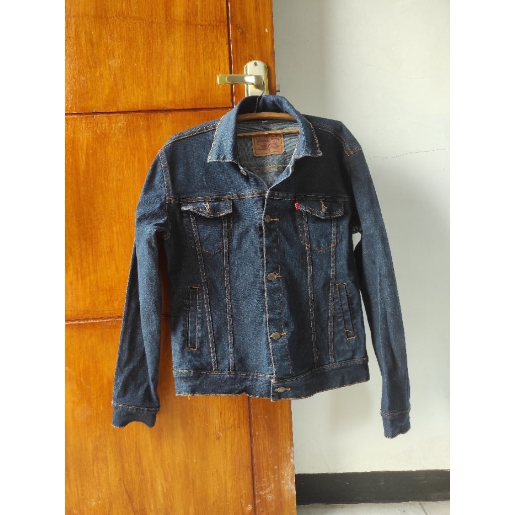 jacket jeans / raw denim (preloved)