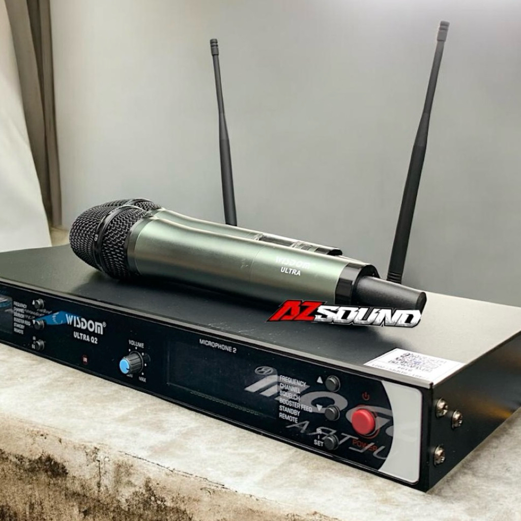 Wisdom Q2 Professional Microphone Wireless Original Ultra Q-2 Mikrofon Wireless original