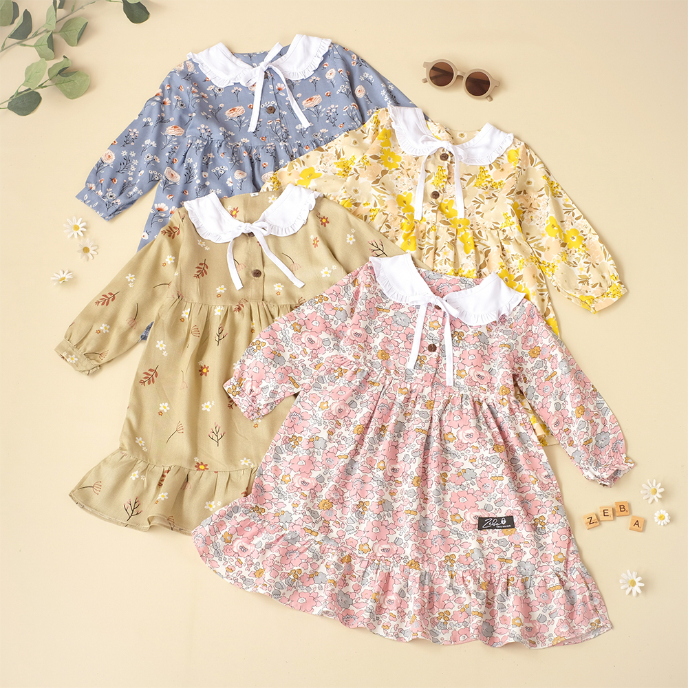 GAMIS BAYI PEREMPUAN 0-2 TAHUN BAJU AQIQAH PREMIUM BY ZEBA