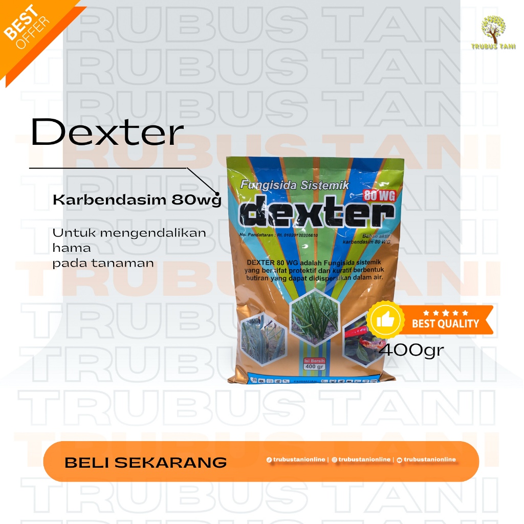 Fungisida sistemik DEXTER kemasan 200 gram PANEN RAYA