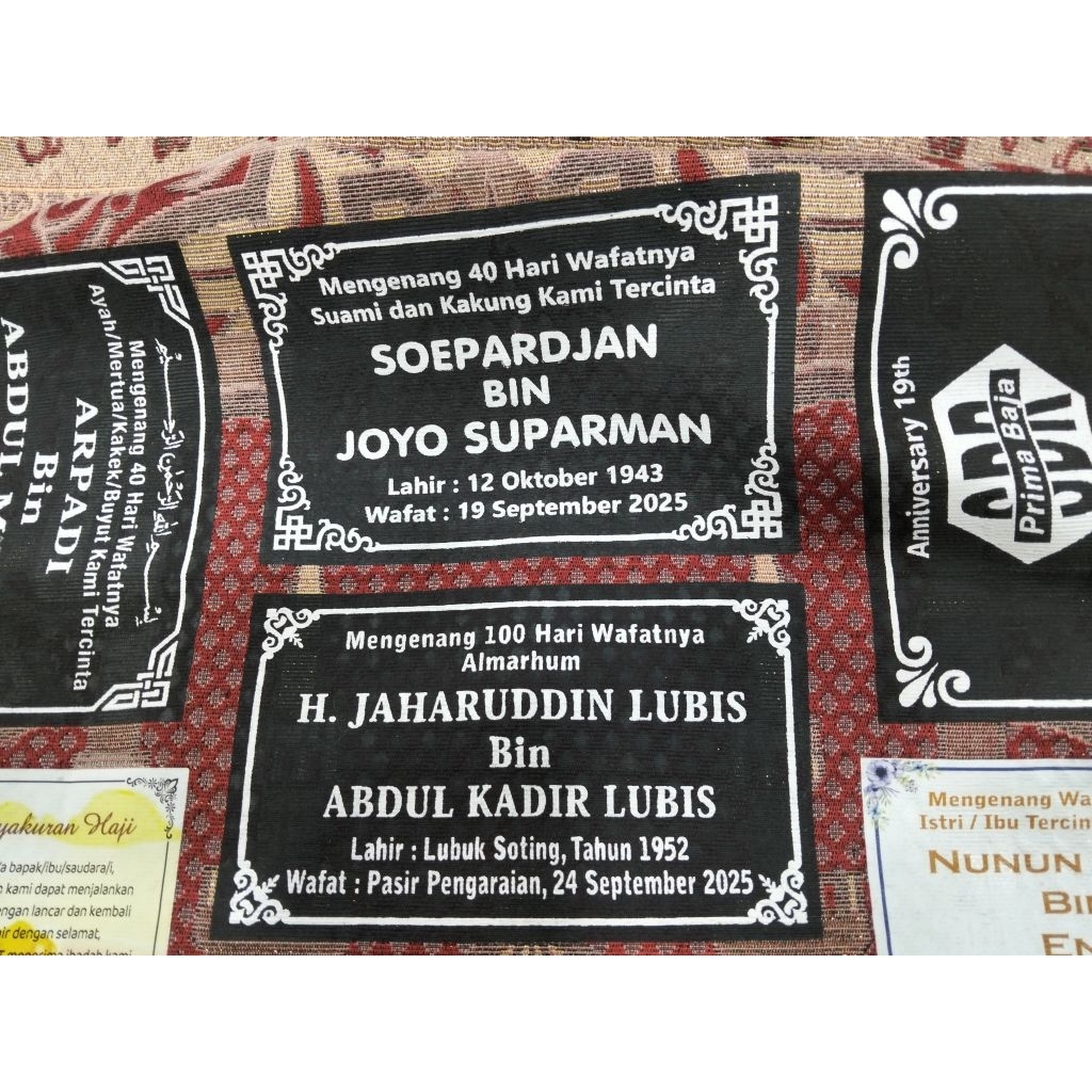 Jasa Sablon Sajadah