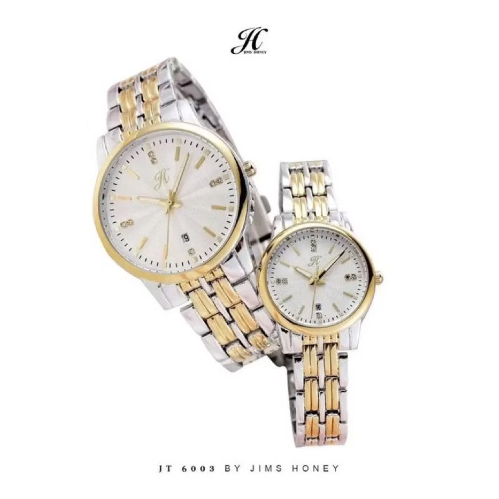 JIMS HONEY | JT-6003 | Jam Tangan Analog Rantai Cewek Cowok Couple Mewah
