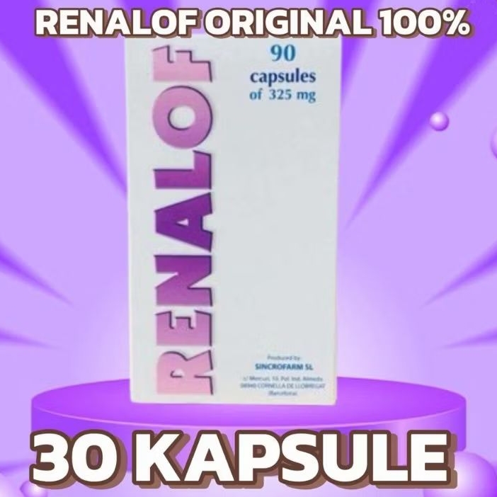 Renalof 325 Mg Botol Isi 30 Kapsul Original