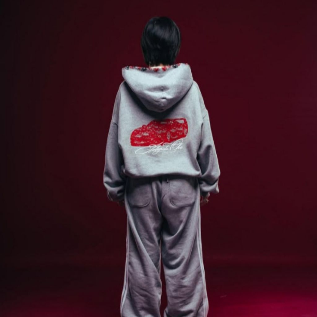 TELEPATI ZIP HOODIE HOOD KISSES