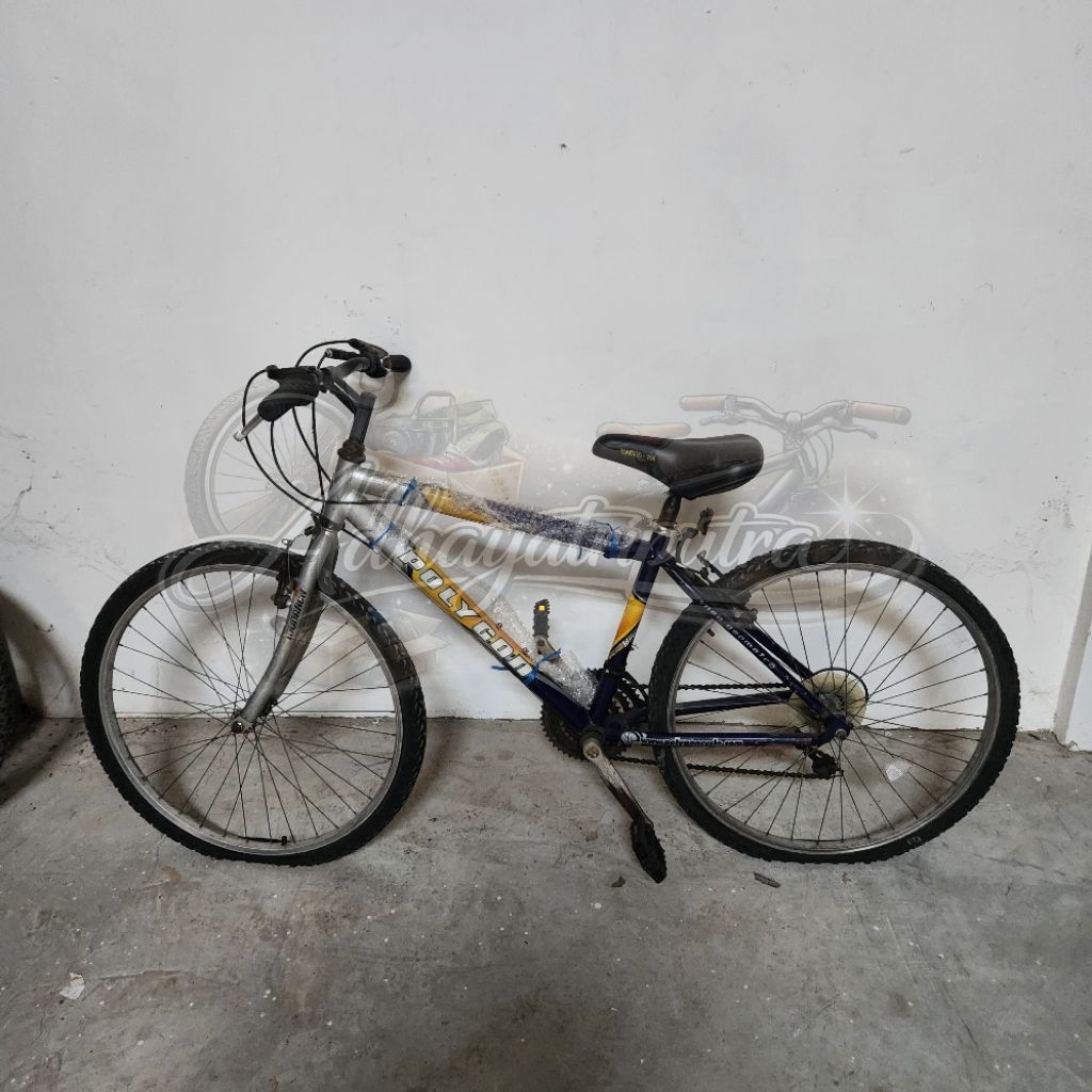 31126MTPMVG1407 SEPEDA SECOND MTB 26 POLYGON NEO PEOMETRA MONARCH VINTAGE BLUE GREY seperti foto apa