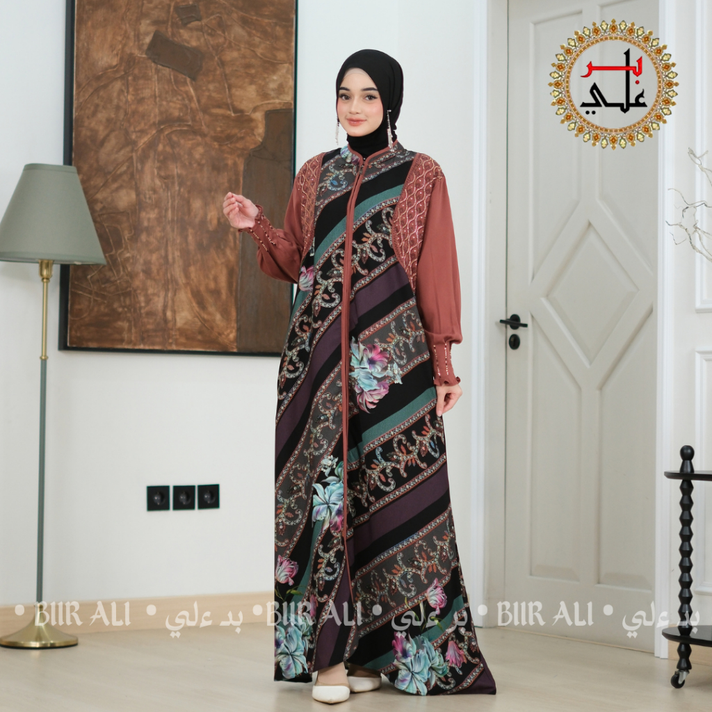 BIIR ALI COLLECTION - SAUDI ABAYA FARIHA DRESS