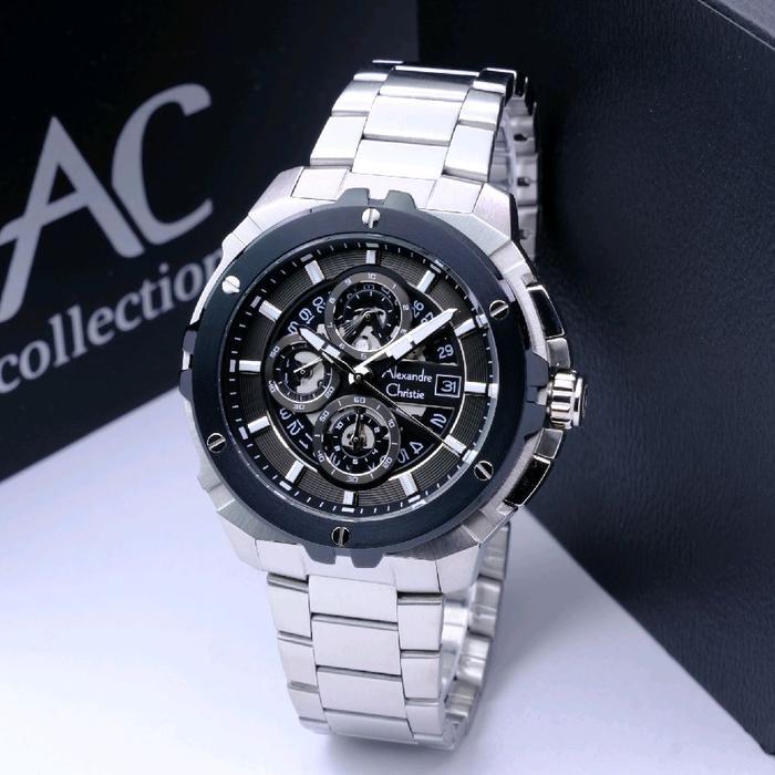 Jam Tangan Pria Alexandre Christie AC6692 / AC 6692 / AC6695 / AC 6695 Original – Stainless Steel  G