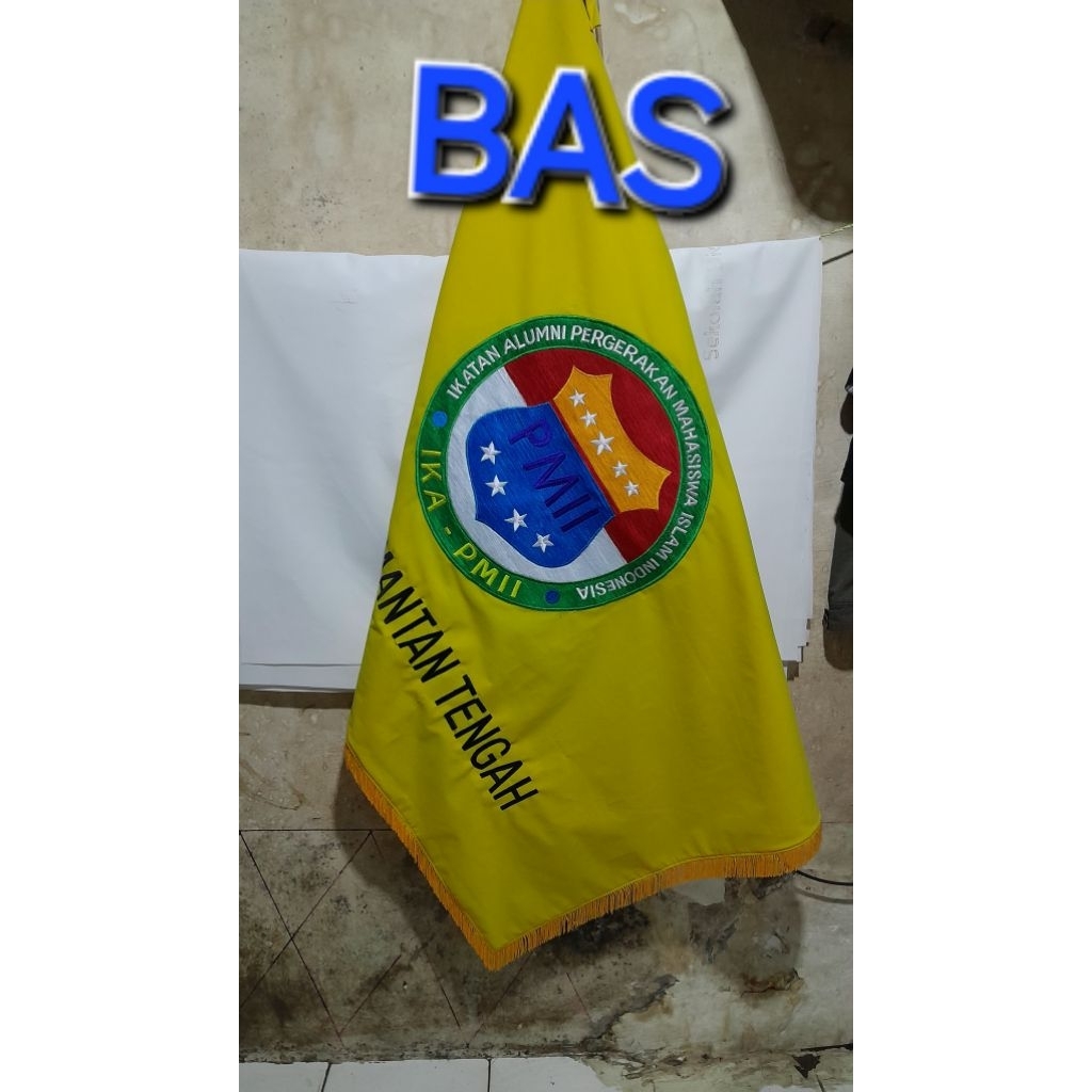 bendera petaka IKA pmii /bendera petaka bordir/bendera custom/bendera reques
