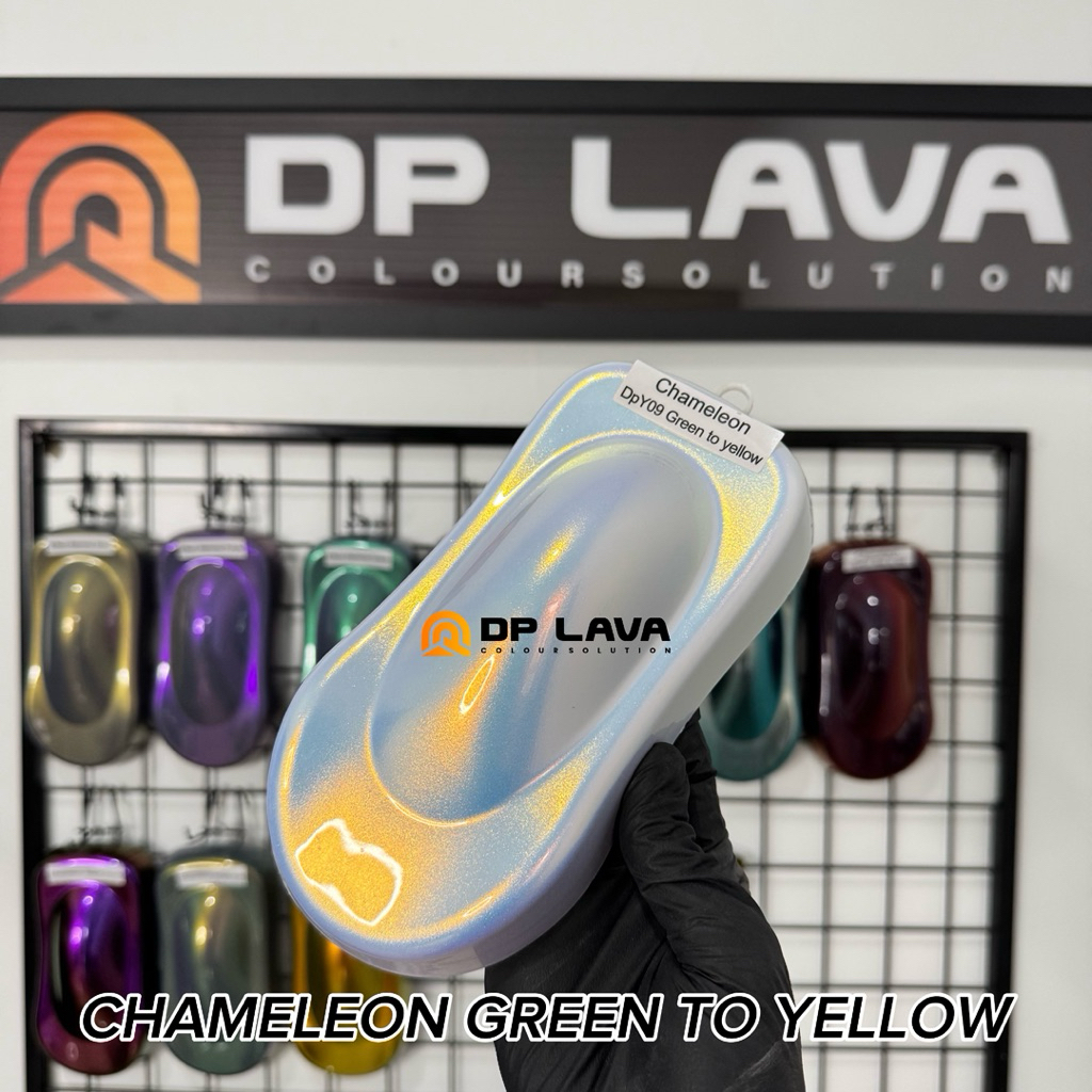 Cat bunglon green yellow DPLAVA PU