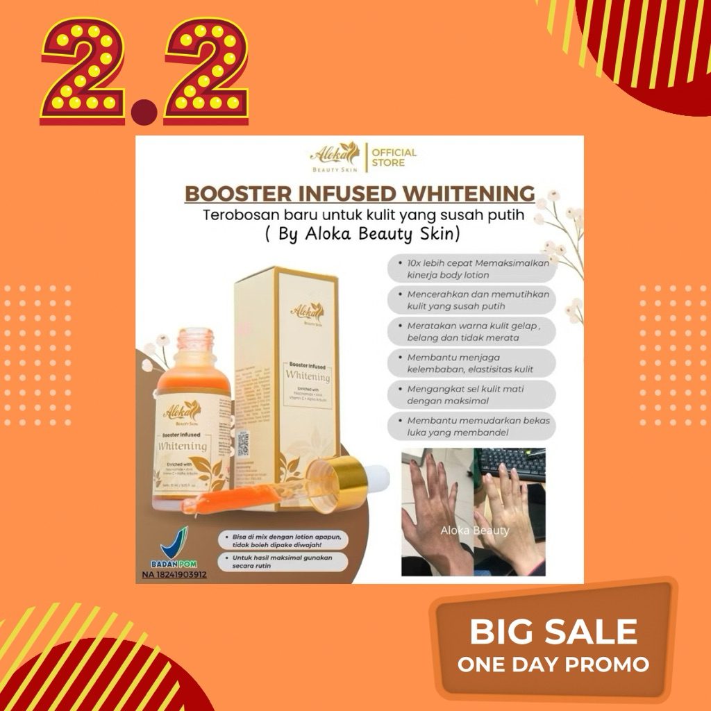 BOOSTER INFUSED WHITENING ALOKA BEAUTY