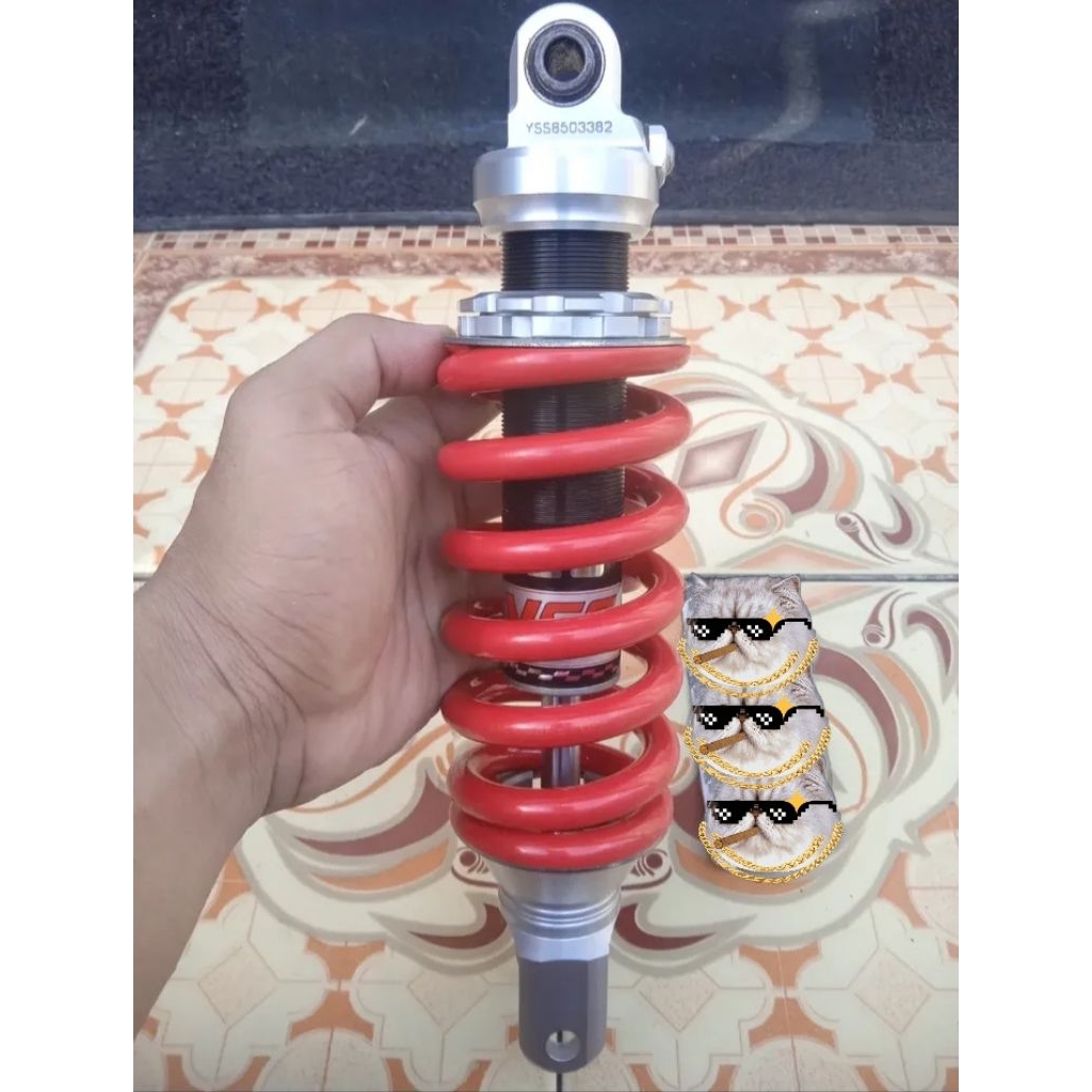 Mono shock YSS Z Series original Thailand Uk 270mm Yamaha Vixion R15 Xabre (gas nitrogen fungsi & fu