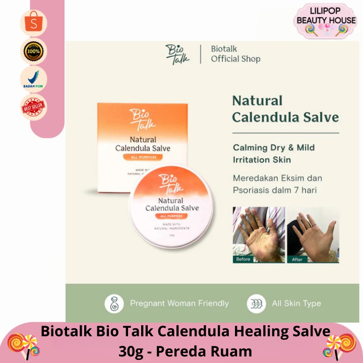 Biotalk Bio Talk Calendula Healing Salve 30g - Pereda Ruam