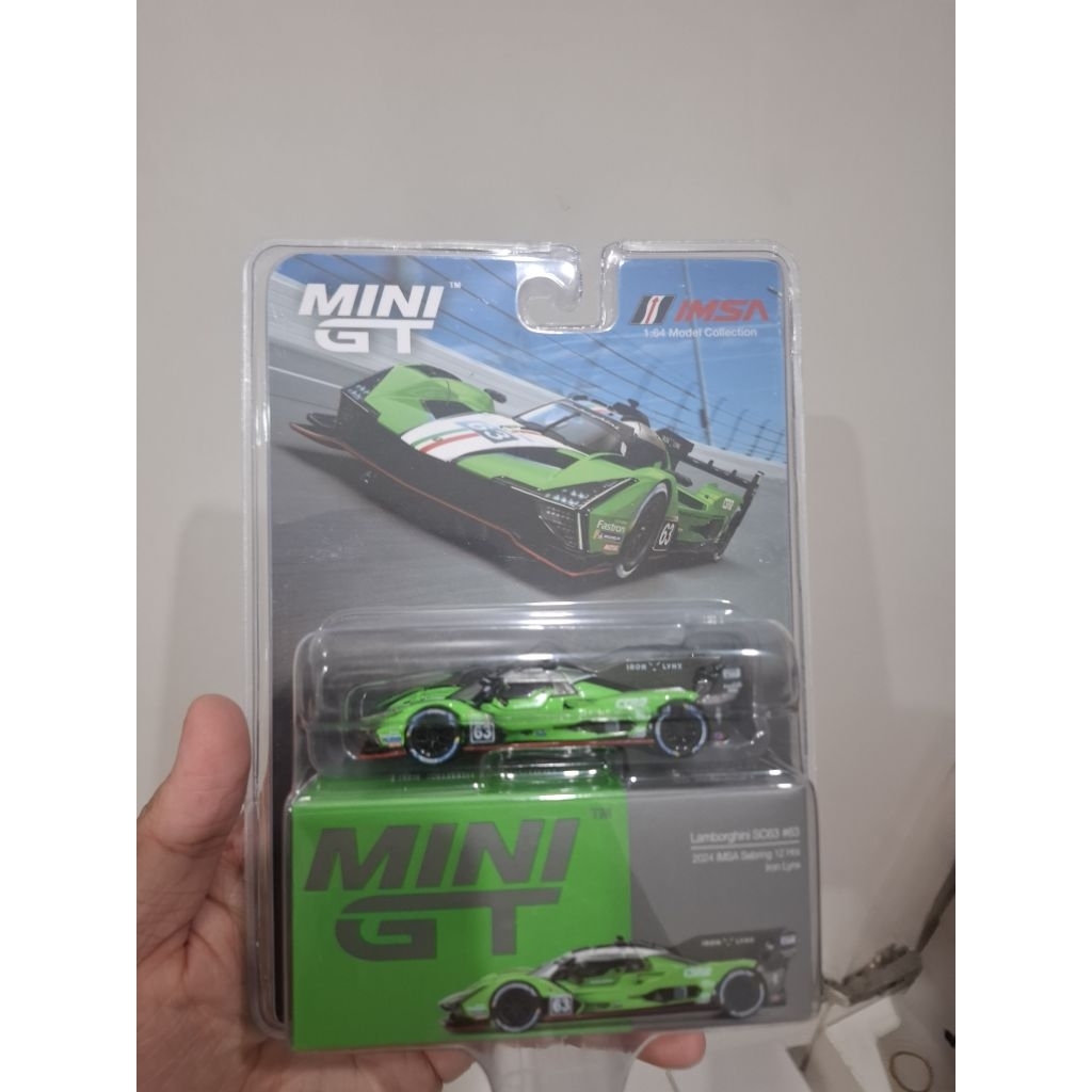 MiniGT 816 Lamborghini SC63 #63 2024 IMSA Sebring 12Hrs Iron Lynx