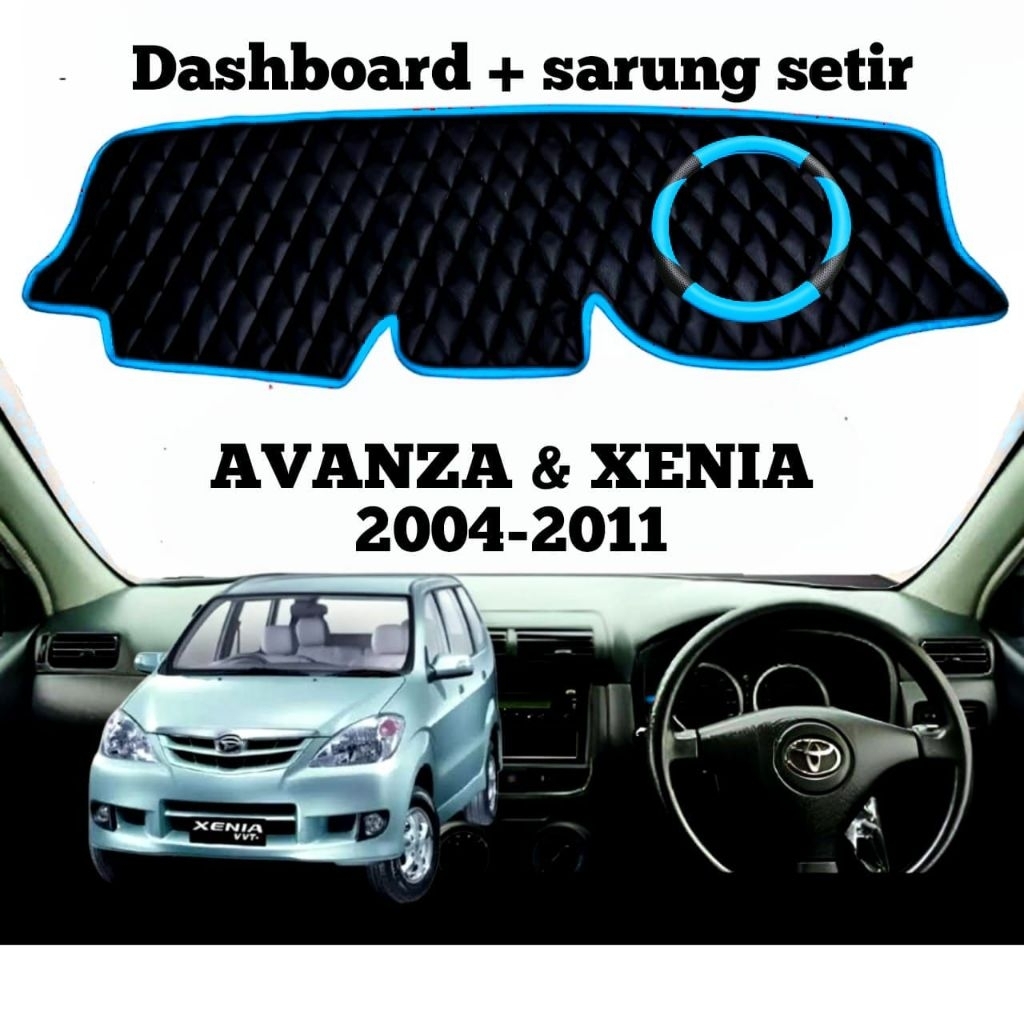 Cover Dashboard Mobil Avanza & Xenia 2004-2012 + Sarung Stir Mobil