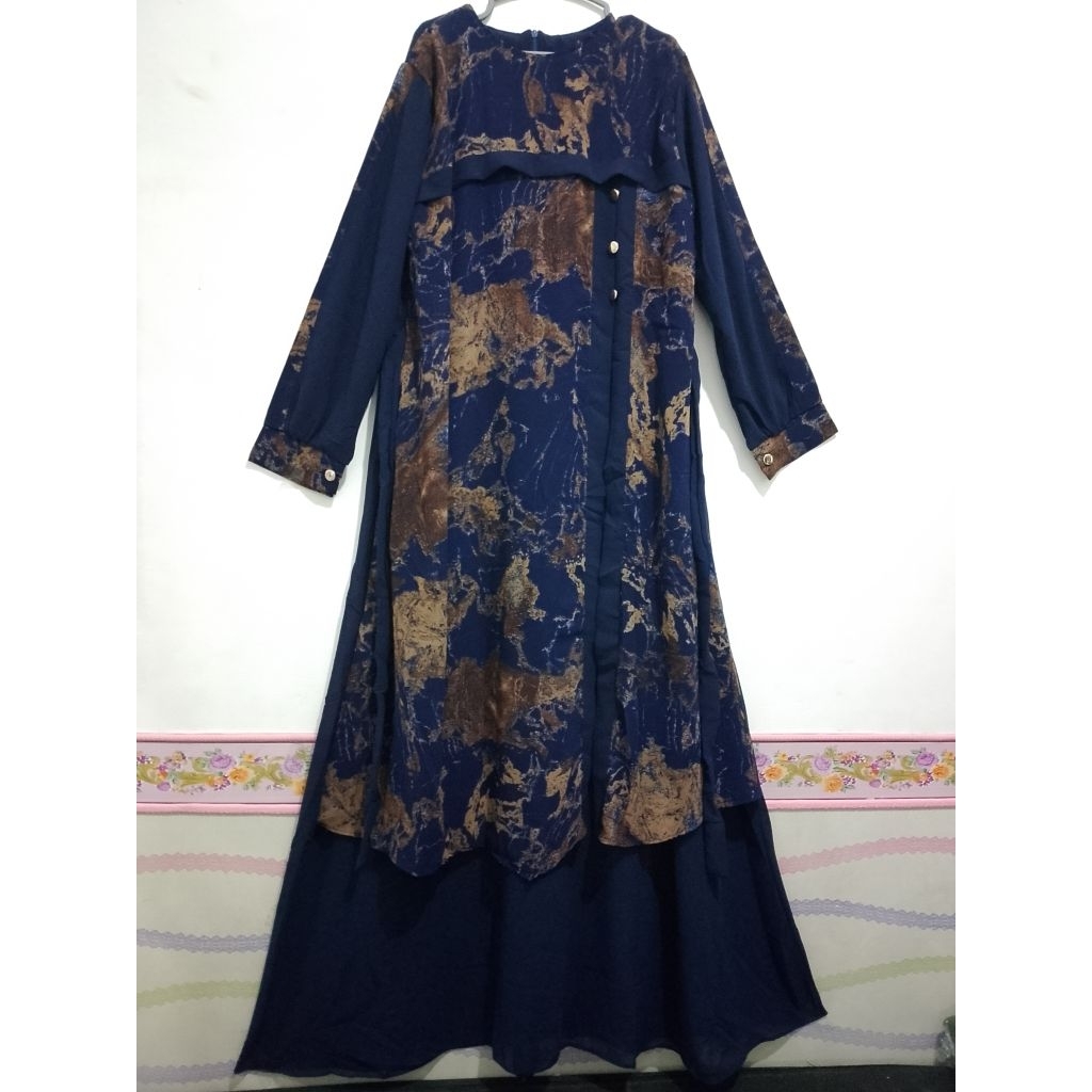 Gamis ceruty premium full furing