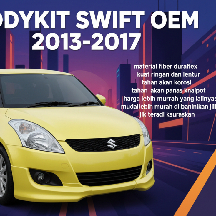 bodykit suzuki all new swift 2013-2017 oem body kit swift