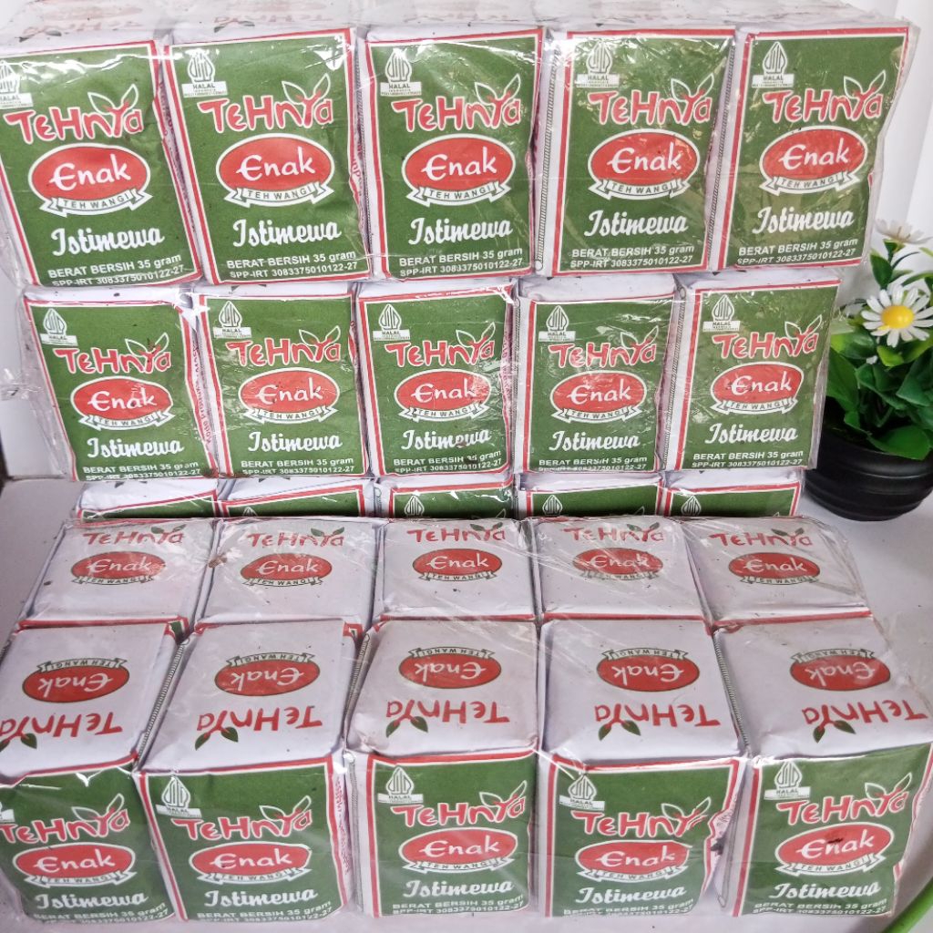 teh enak teh solo teh ijo enak 1 ball isi 10 pack