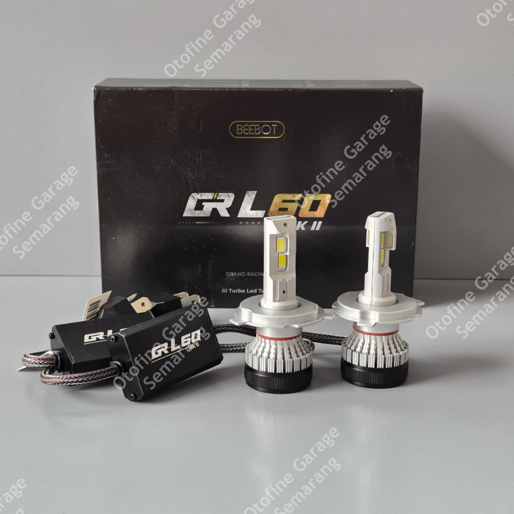 LED Beebot GR L60 MK2 socket H4 Hi-Low, 60watt 5700k (white) Garansi 1th