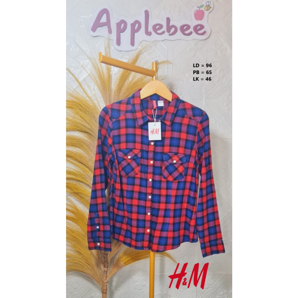 KEMEJA KOTAK FLANEL BY DIVIDED HNM