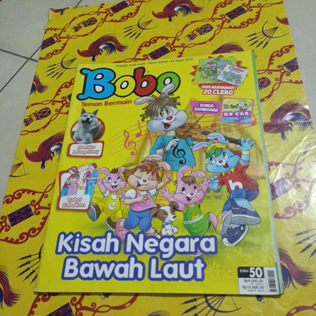 Majalah Bobo Tahun 2010 - Kisah Negara Bawah Laut