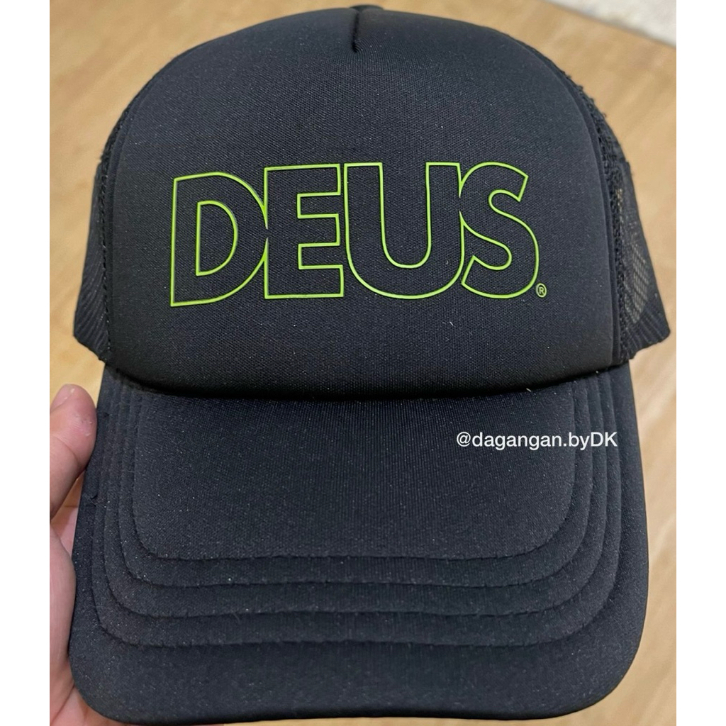 Topi Deus Ex Machina Big Logo Original 100% Hitam (Limited)