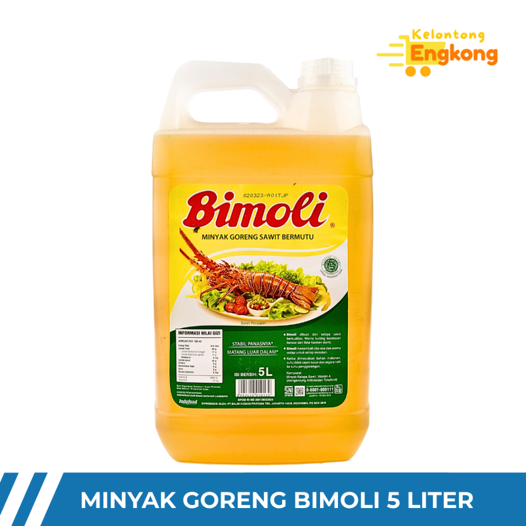 Minyak Goreng Bimoli 5 Liter Jerigen | Murah Ekonomis