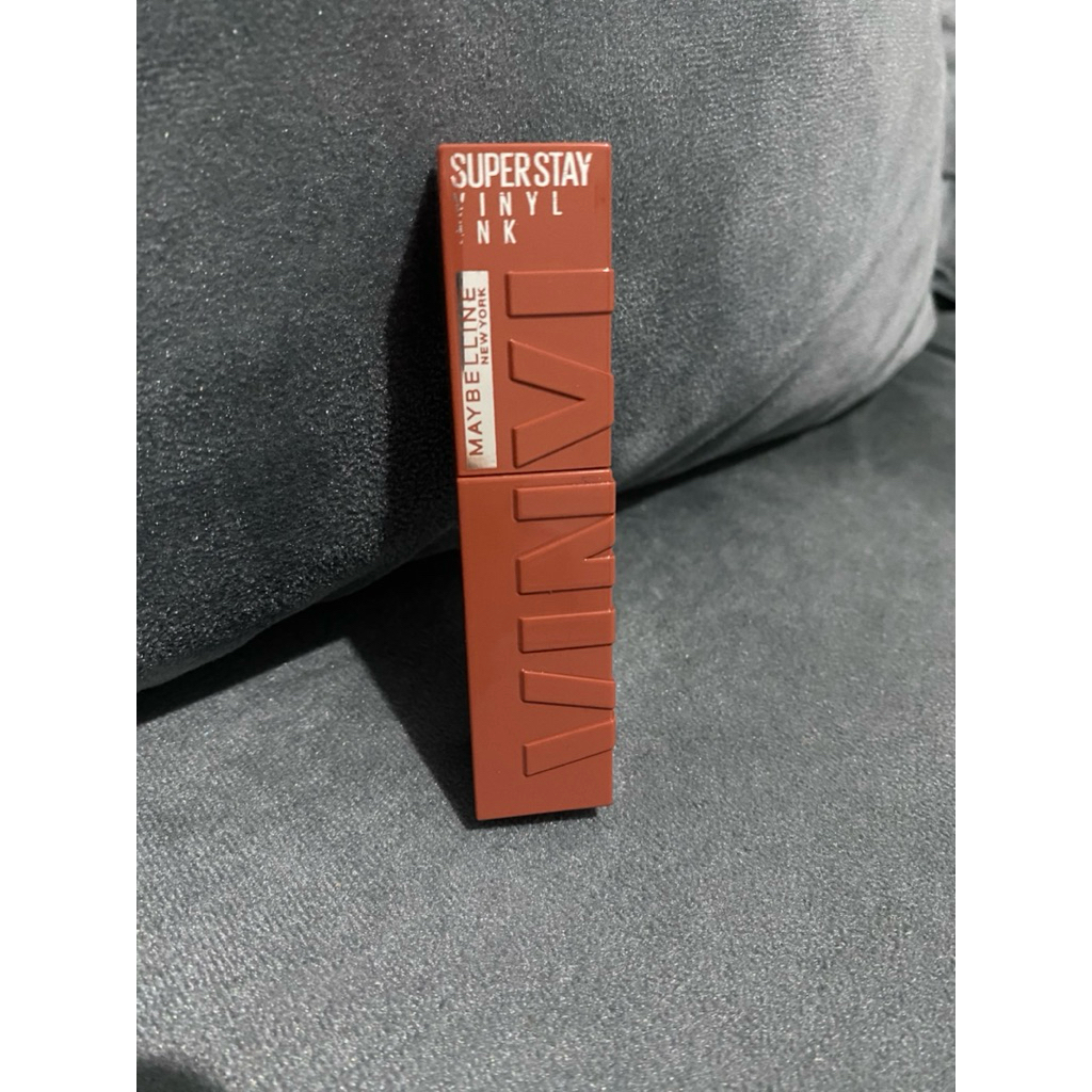 Preloved Maybelline Mischievous 60 Nude Original Vinyl Ink Glossy Lipstik Mua