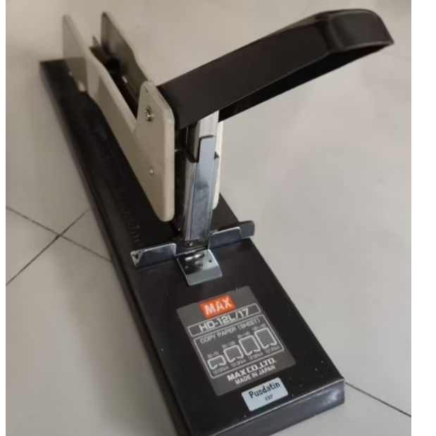 Hekter bekas Staples Steples Besar Jumbo Jilid Buku Original Max HD-12L/17 Stapler seken
