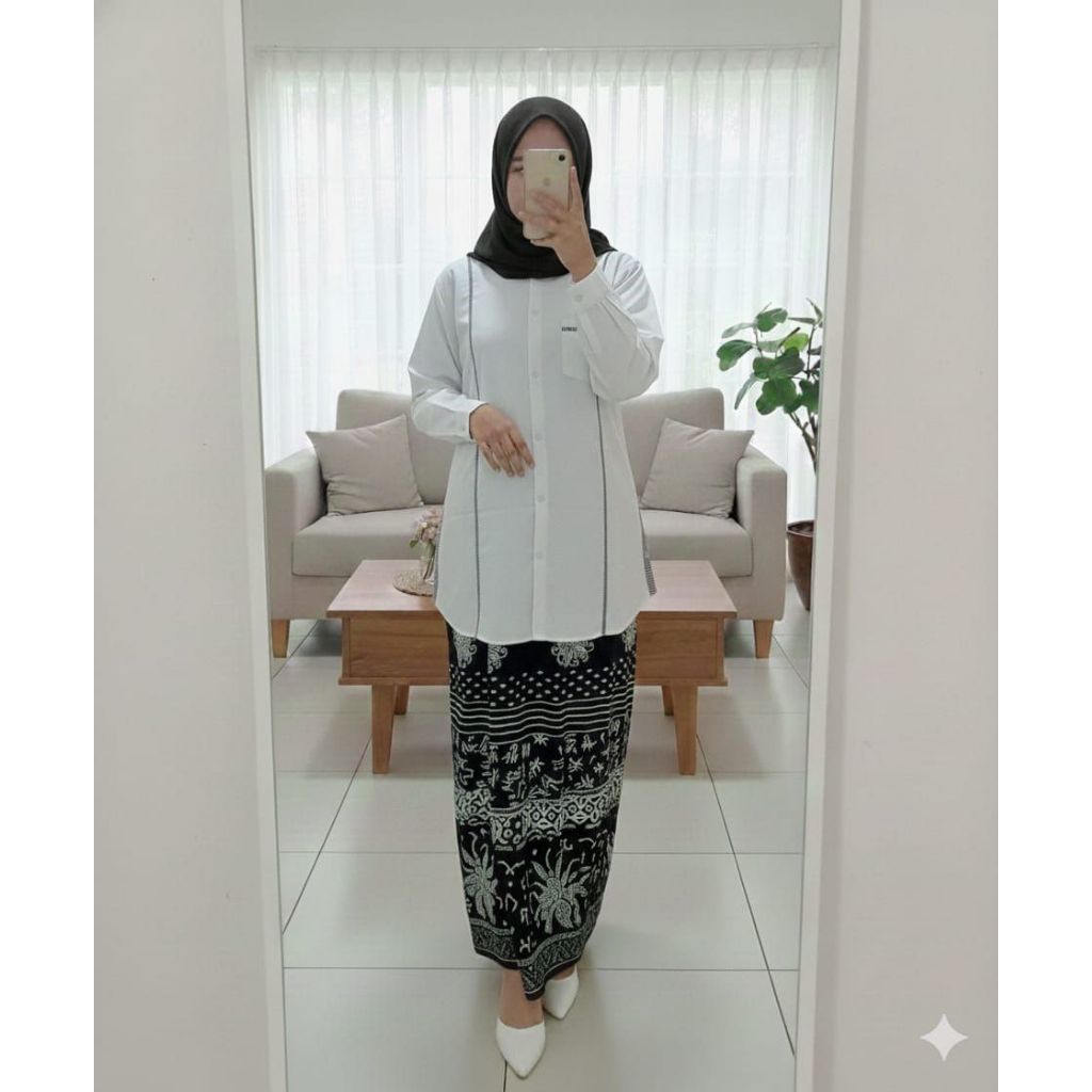 SET TUNIK SANTRI ( sarung aqil - tunik toyobo - jilbab saudi polos ) | SATU PAKET SETELAN SANTRIWATI