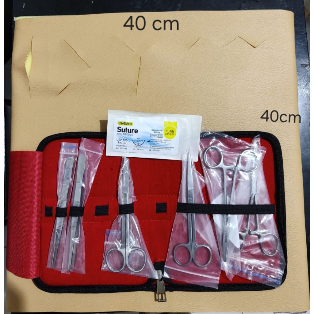 Hecting Set Alat Praktek Bedah Minor / Set latihan Bedah Minor