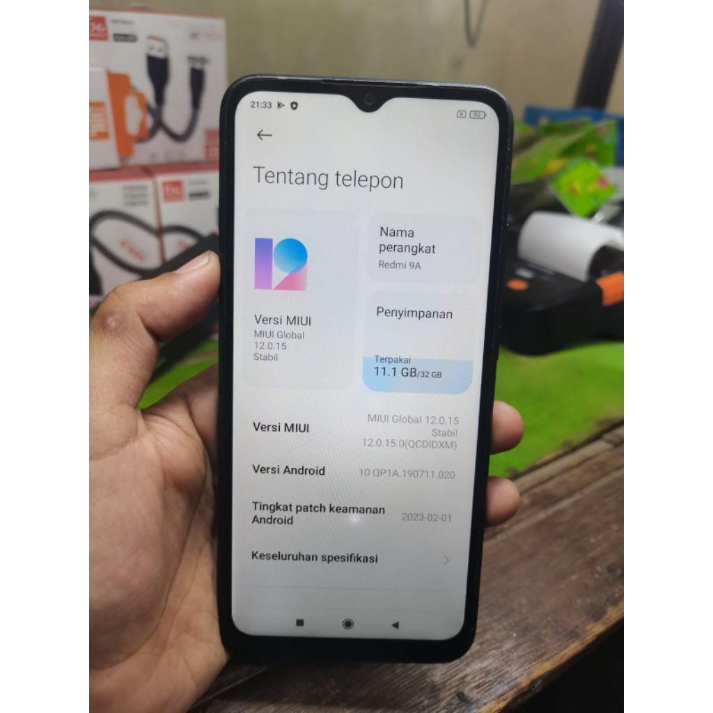 Redmi 9a Ram 2/32 (hp android hp second)