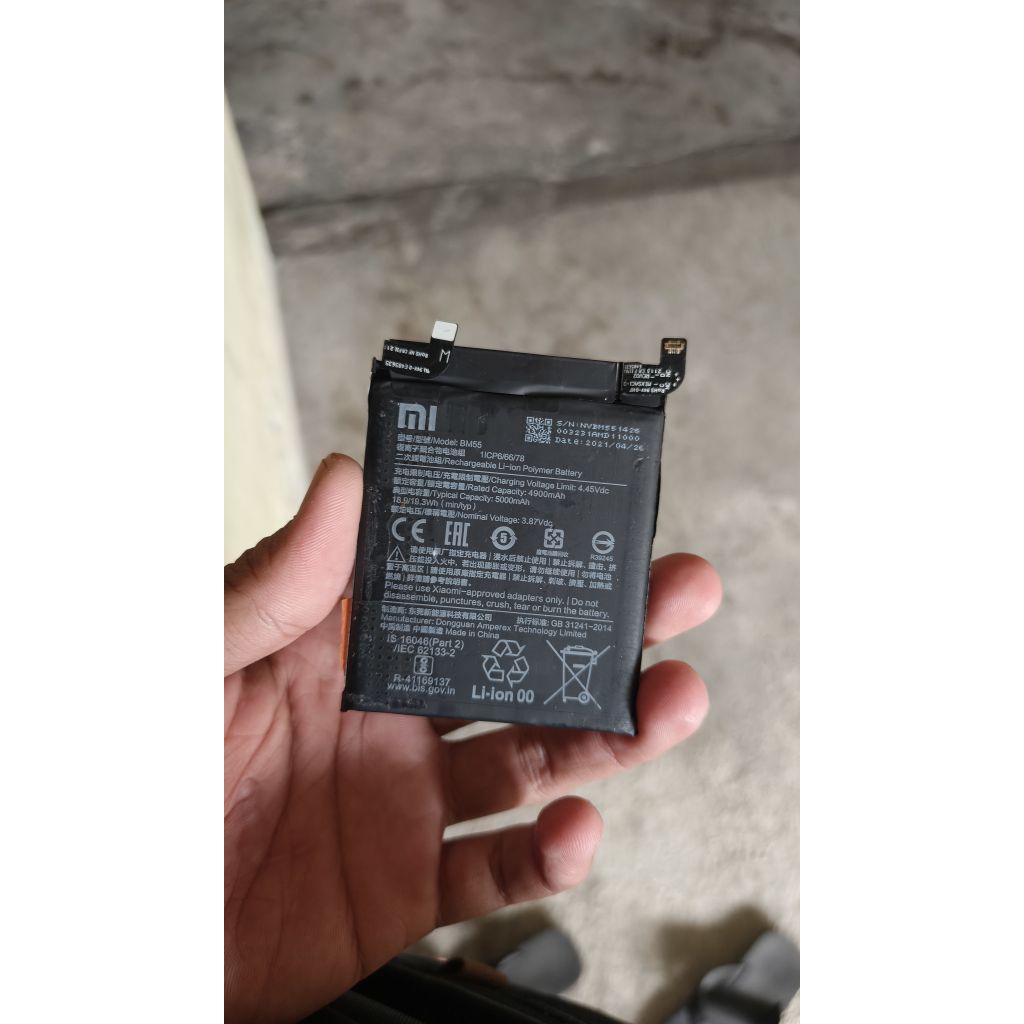 baterai mi 11 ultra copotan ori