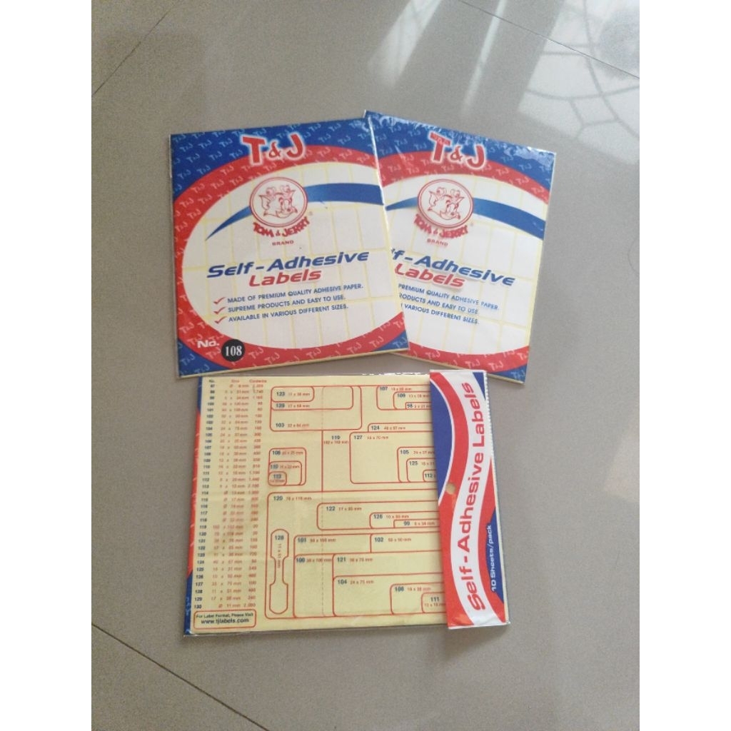 Label Tom&Jerry no. 108