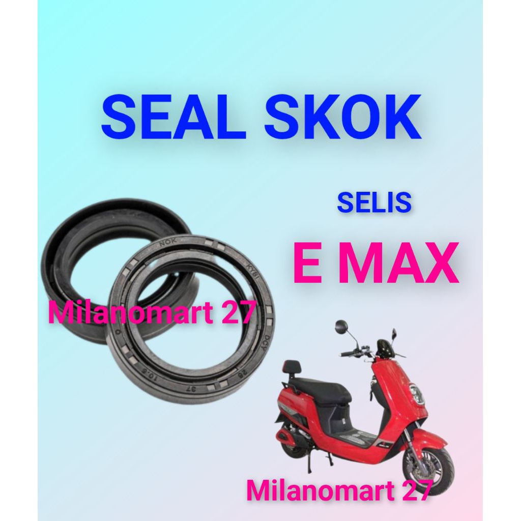 seal oli skok depan sepeda listrik selis E MAX sil oli shock depan motor listrik selis emax