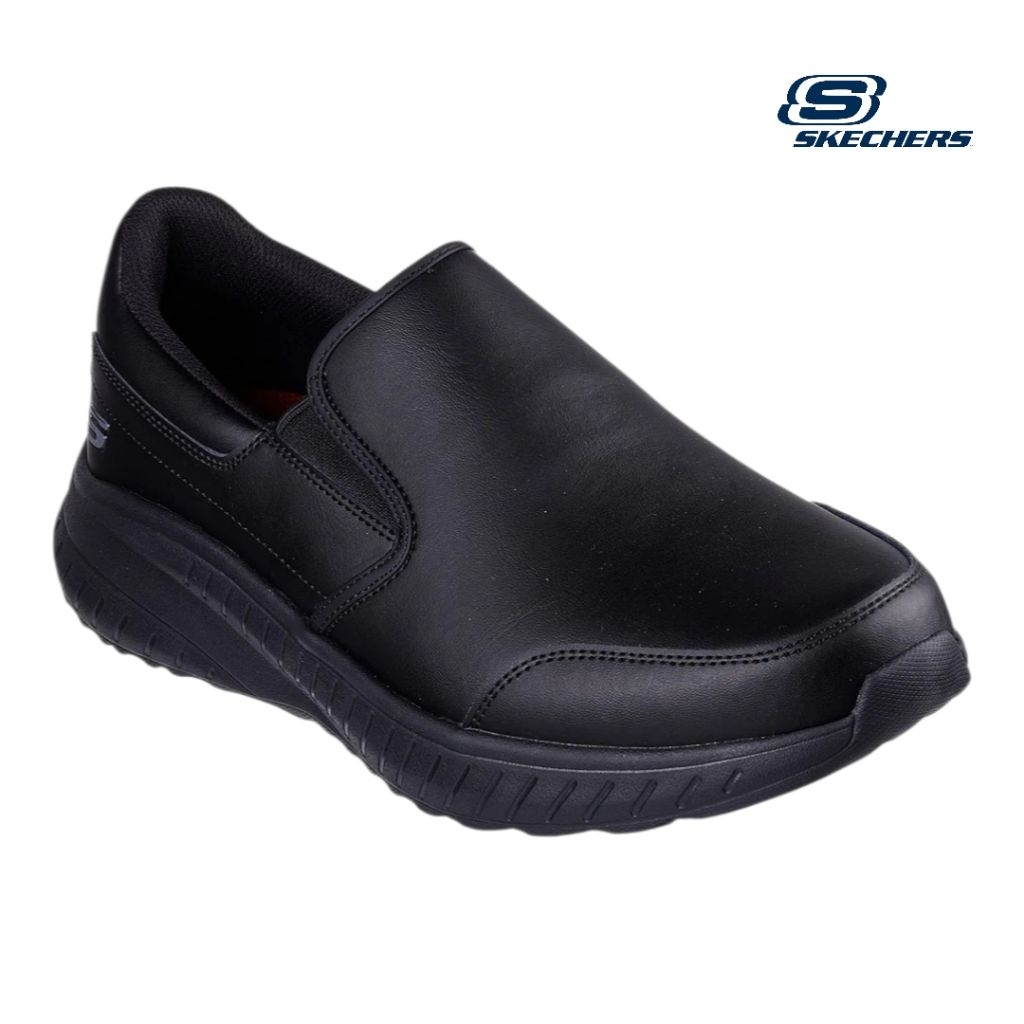 Sepatu Formal Pria Skechers Relaxed Fit: Work Squad Choas - Rockrath Size 43 Preloved