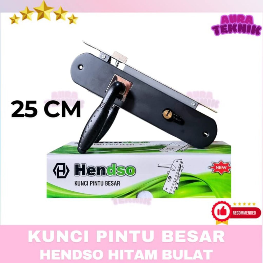 Kunci Pintu / Slot Pintu Besar HENDSO BLACK