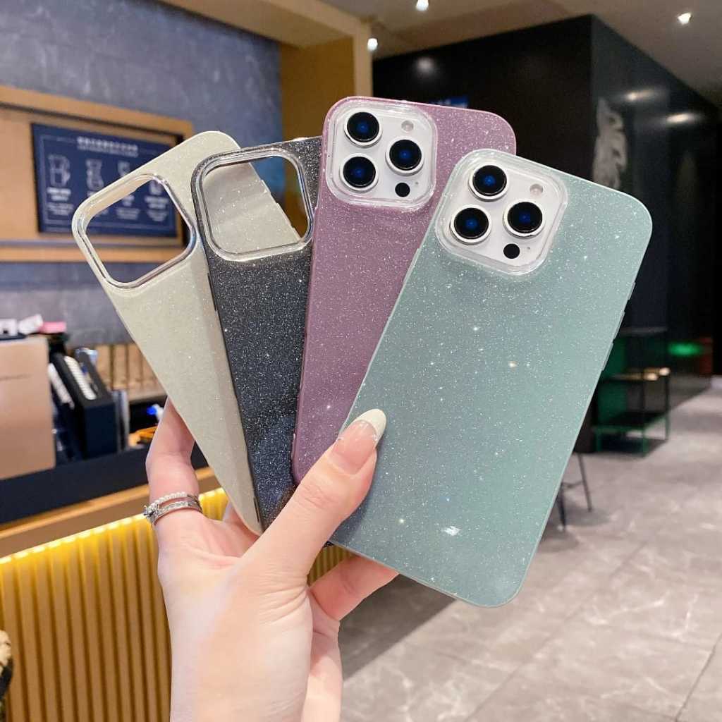 0560 VVV CASE GLITTERY STARDUST VIVO V30E Y22 Y34 Y12 Y15 Y17 Y12i casing tpu blink bling silikon