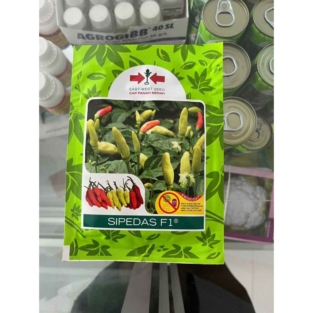 Benih Cabe Rawit Setan Sipedas F1 2250 Biji Cap Panah Merah