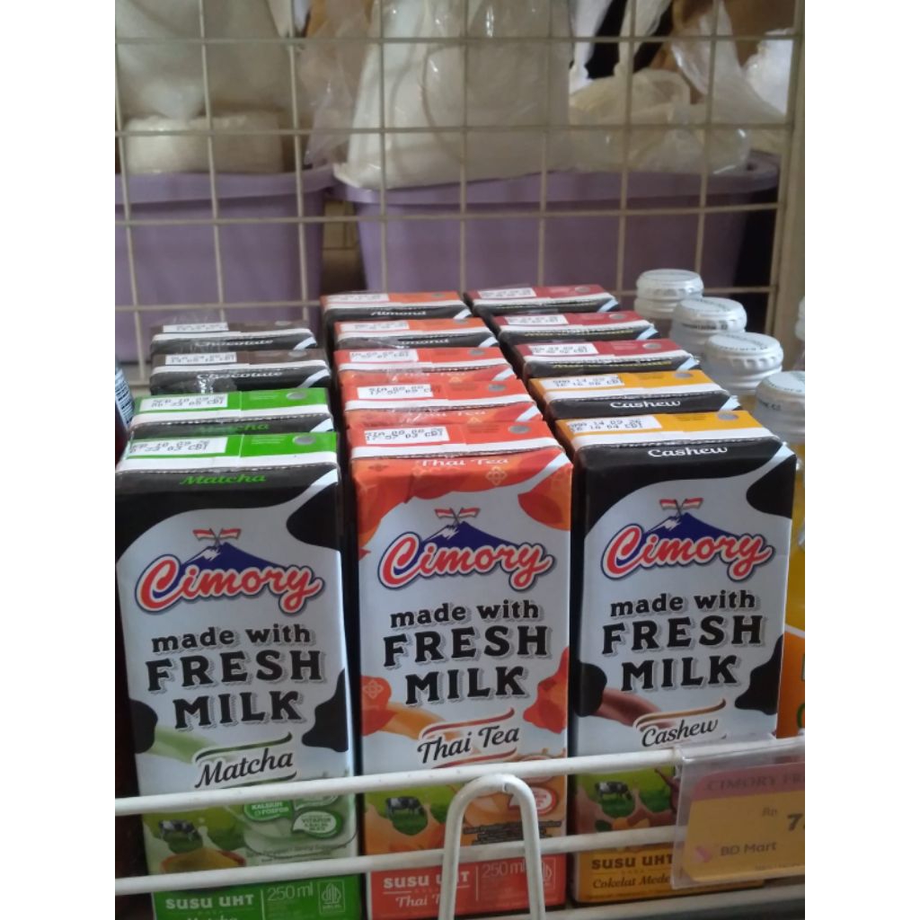 Susu UHT Cimory 250 ml - Rasa Choco Malt, Salted Caramel