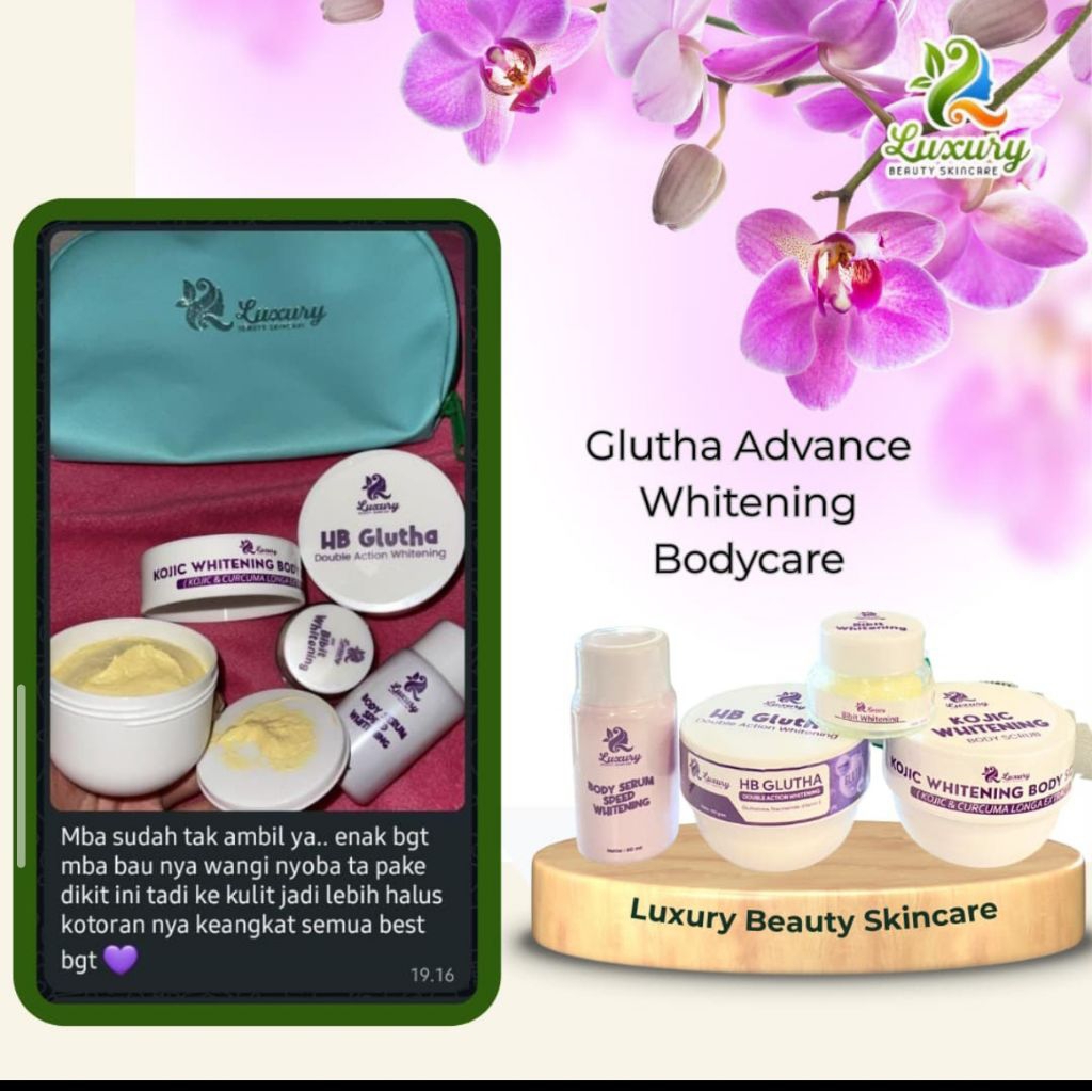 PAKET BADAN GLUTA LUXURY BEAUTY