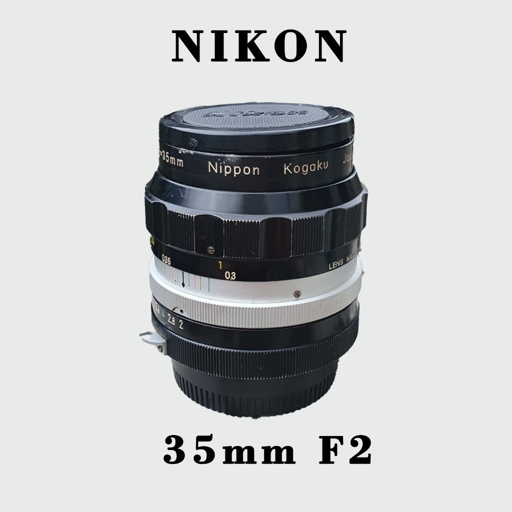 LENSA MANUAL NIKON 35MM F.2 ADAPTER K&F NIKON TO L