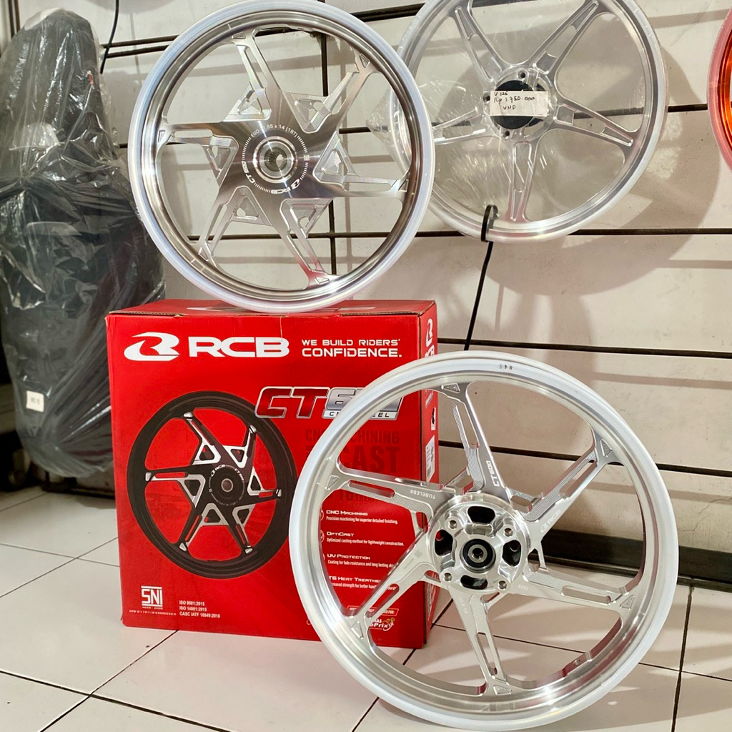 VELG RCB CT 600 MIO SOUL MIO SPORTY SILVER CHROME RING 14
