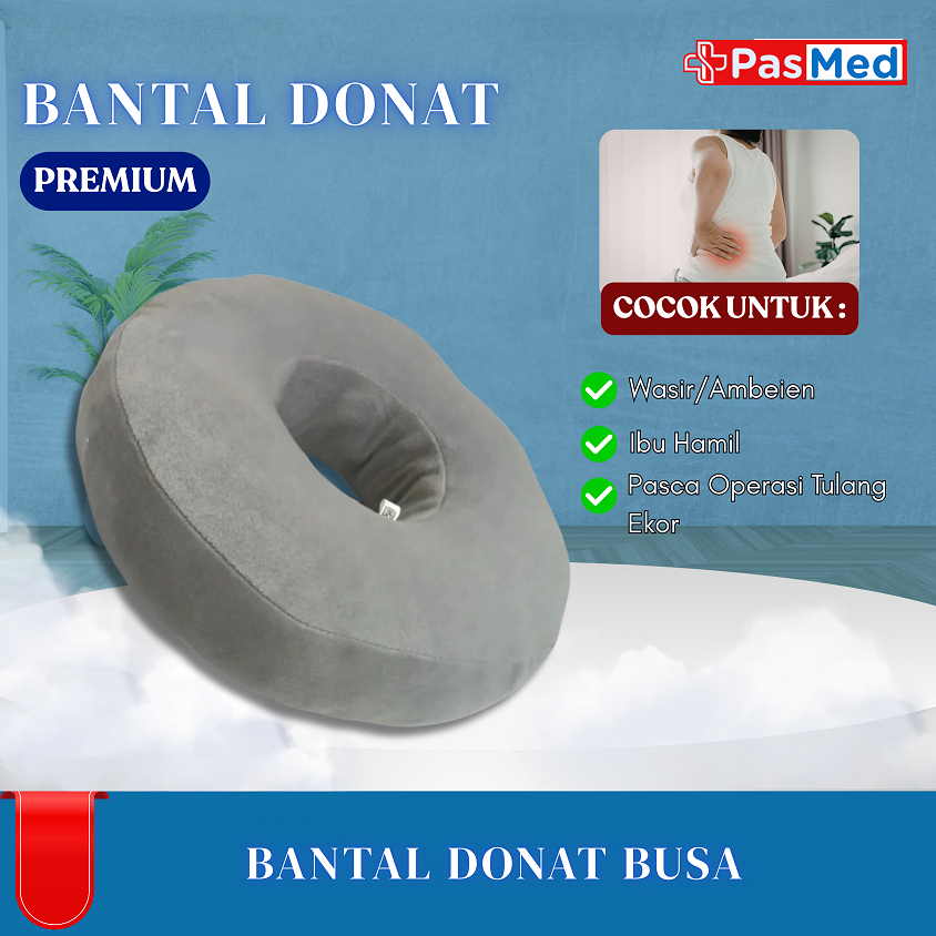 Bantal donut kesehatan alas duduk/bantalan untuk wasir,ambien