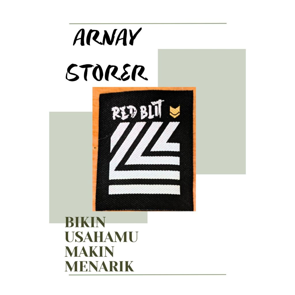 LABEL BORDIR CUSTOM/LABEL BAJU/HIJAB/FASHION