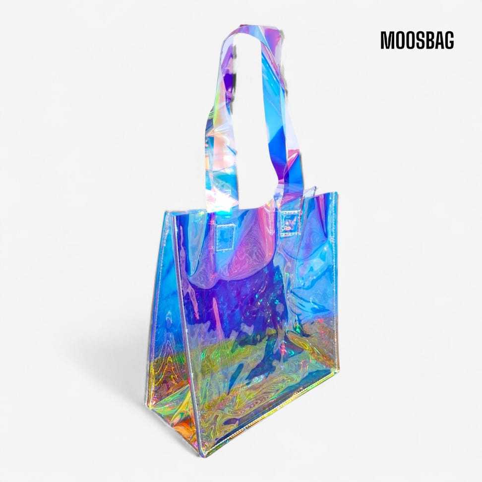 Tas Jinjing Pvc Hologram Goodie Bag - Tas Tote Bag Souvenir Tas Mika Hampers/Kado/Hadiah/Belanja