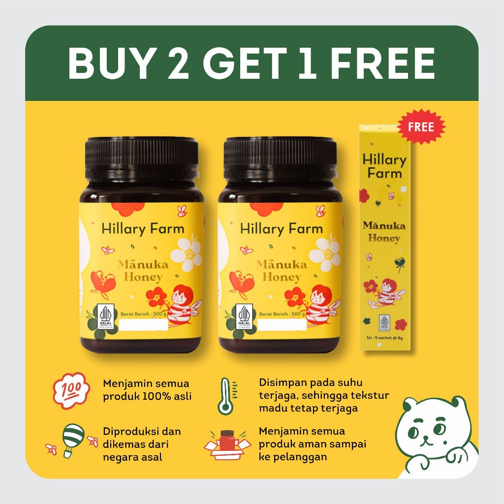 Manuka Honey, Manuka Honey Free Madu