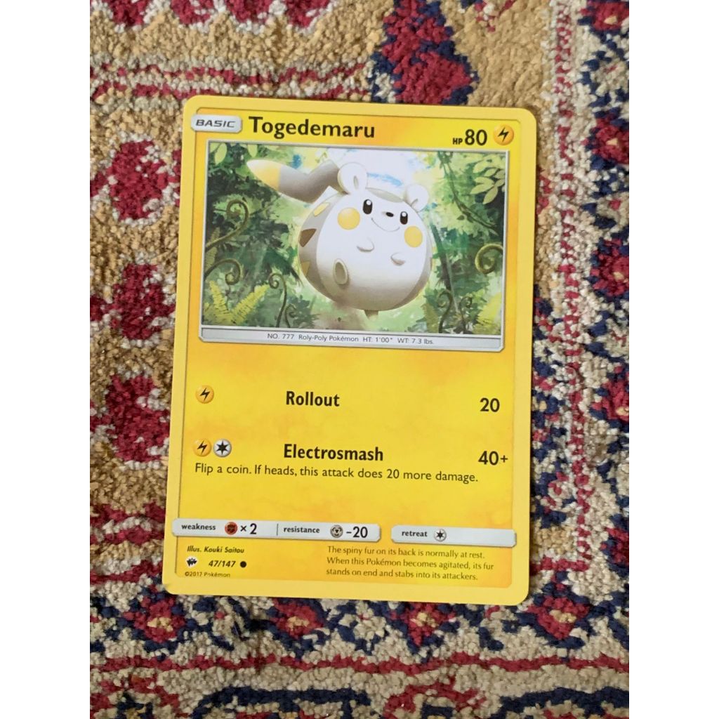 Togedemaru Pokemon English