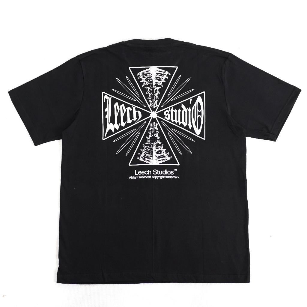 T-Shirt Oversize | Reserved Black | Leech.co
