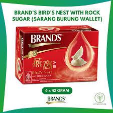 [SDW] pekanbaru/42 ml x6 Botol Brands Brid's Nest With Rock Sugar Minuman Sarang Burung Walet Halal