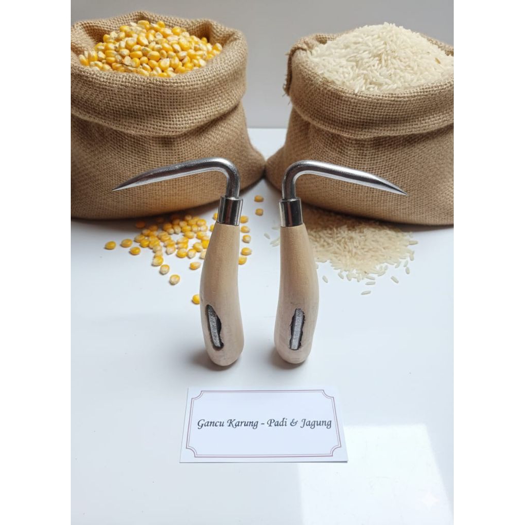 Gancu Karung Padi & Jagung Bahan Besi Baja - Pengait Karung Beras Serbaguna